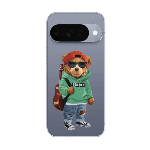 Google Pixel 10 Summer Tedy Transparent Silicone TPU Θήκη